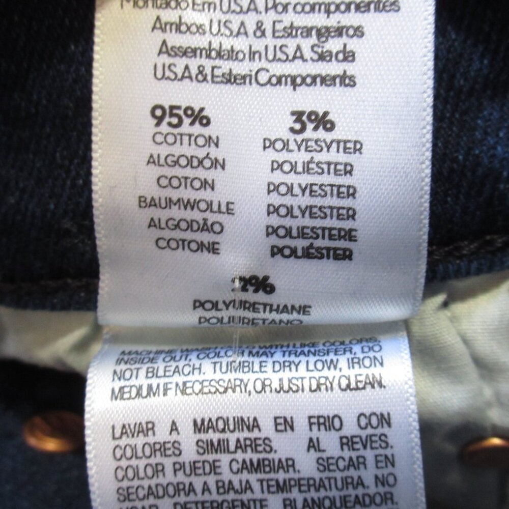 NWT MOTHER Tripper Dark Blue Women's Jeans - Taking Shape Color - High Rise - Picture 5 of 10